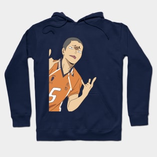 Haikyuu tanaka hoodie outlet